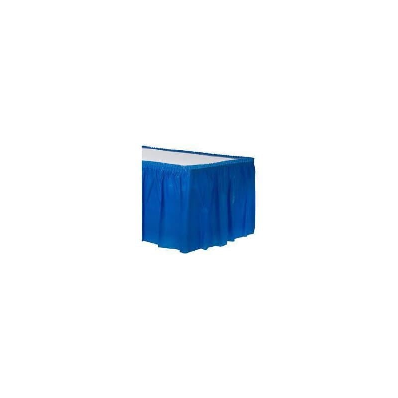 ROYAL BLUE 29" ×108" Plastic Table Skirt
