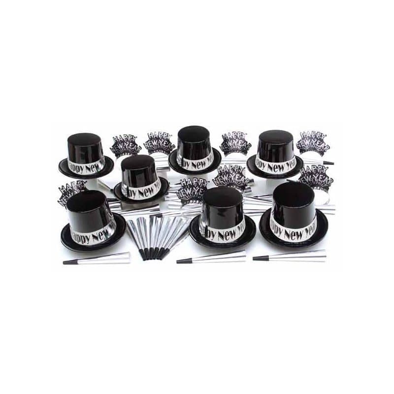 Silver Eclipse New Years Party Kit for 50 People