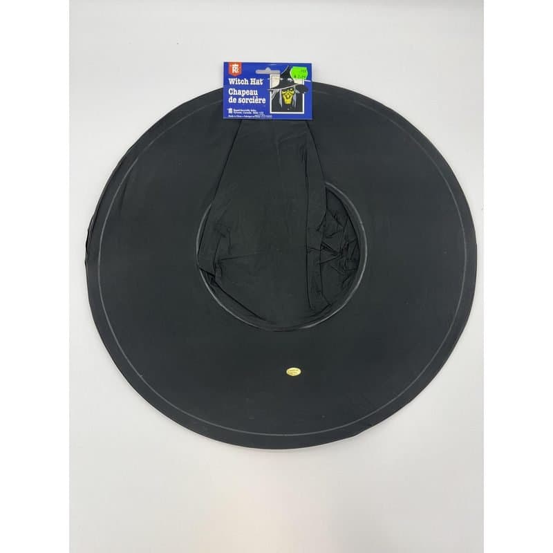 Solid Black Witch Hat 12190