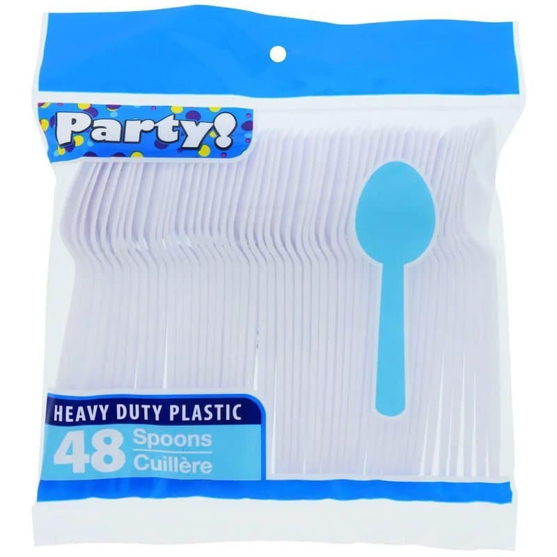 Spoons Heavy Duty White 48ct
