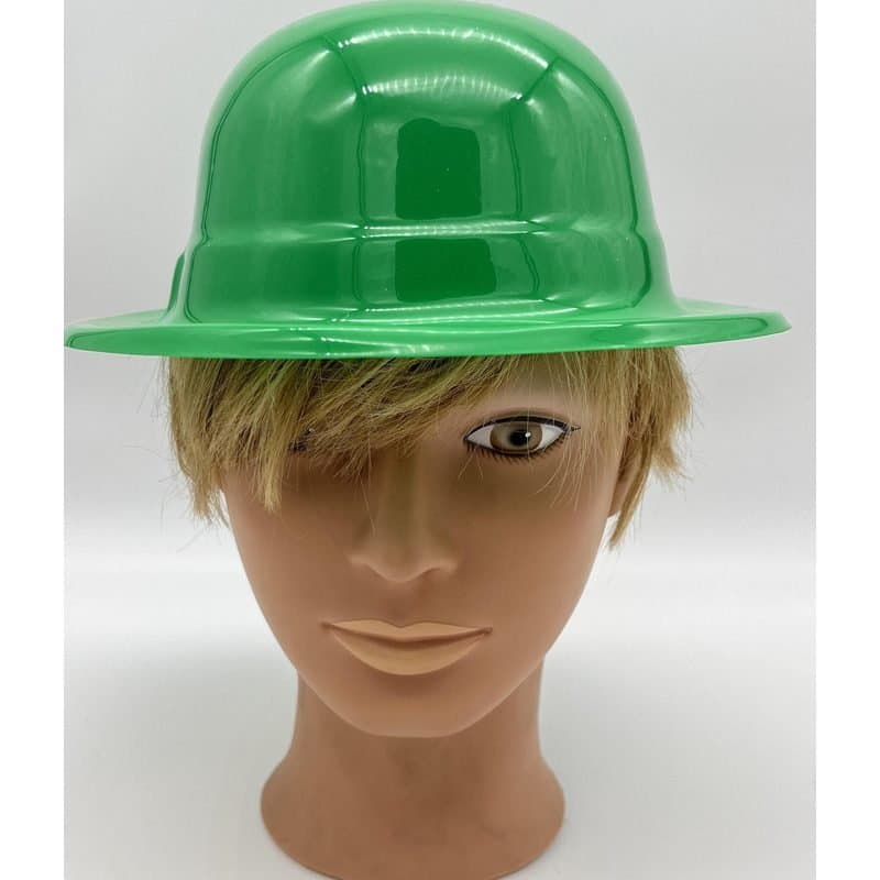 St Patrick's Derby Green Plastic Hat