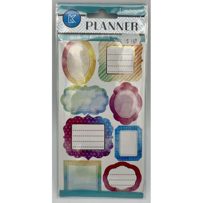 Stickers - 4 Sheets Planner Stickers