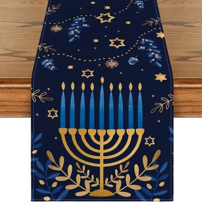 Table Runner - Hanukkah Celebration - 13" x 108"