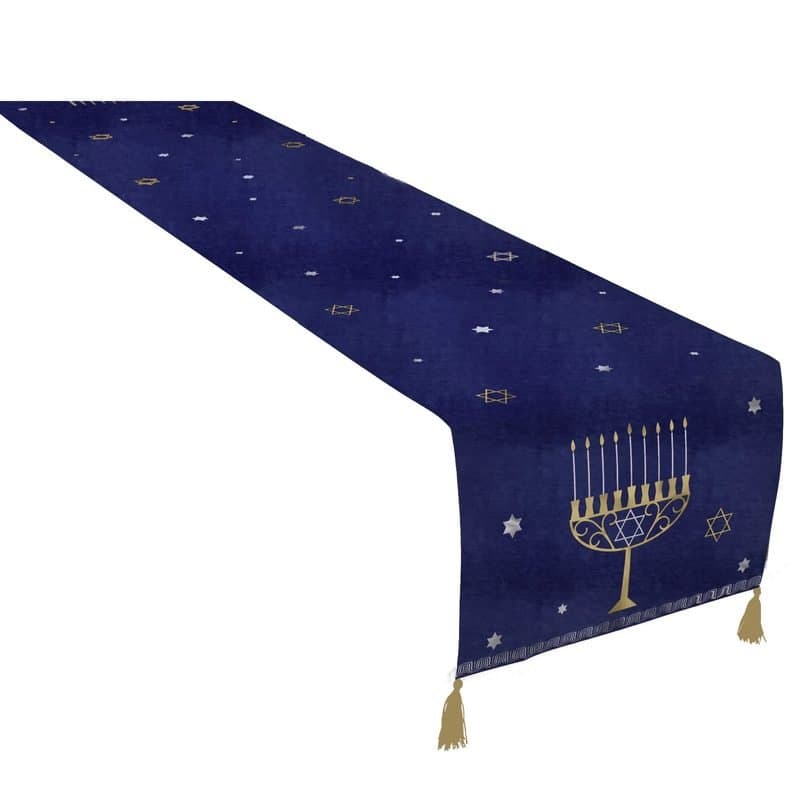 Table Runner - Hanukkah Table Runner 72"