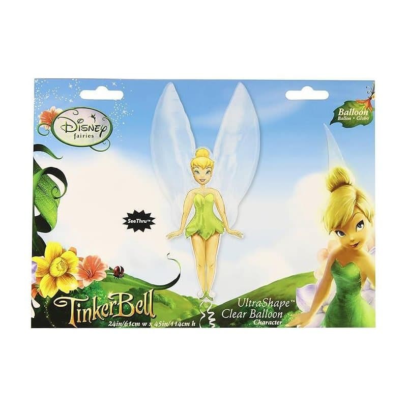 TinkerBell UltraShape Clear Balloon, 24"x45"