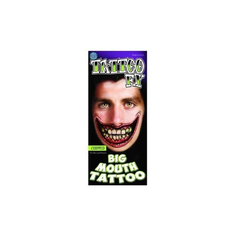 Tinsley - Big Mouth Tattoo -Chipped