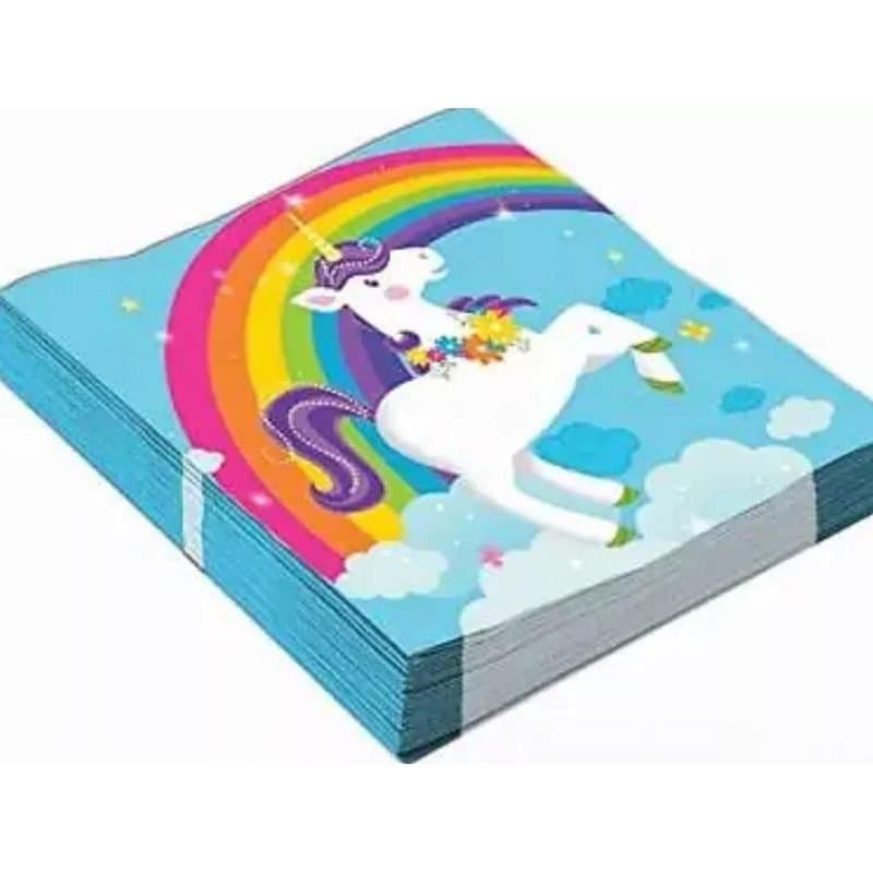 Unicorn Fairytale Beverage Napkins 16ct