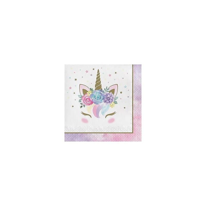 Unicorn Lunch Napkins 16 ct