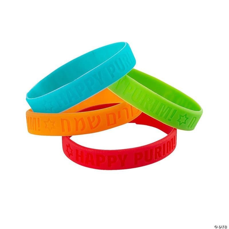 Writstband - Rubber Wristband, 4 Colors - Red