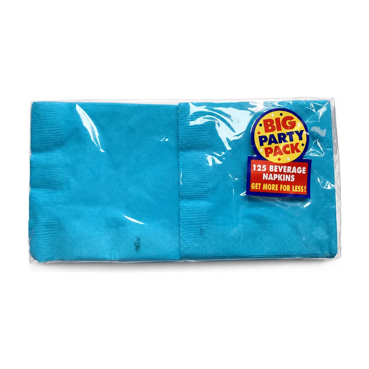 Caribbean Blue Beverage Napkins, 125 Pack