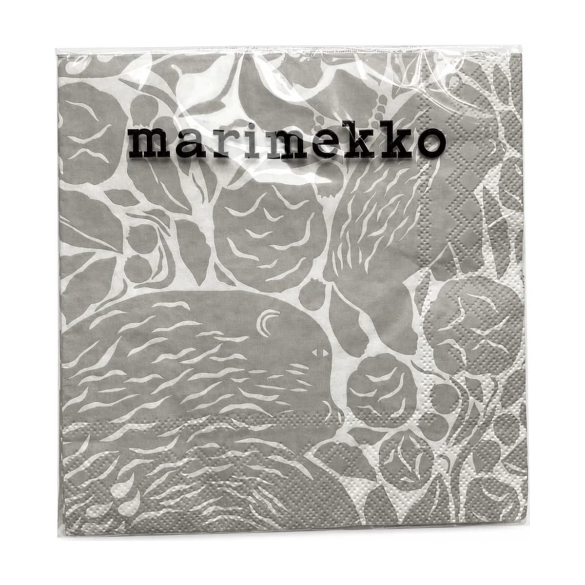 Marimekko Karhuemo Napkins, Grey, 13 in, 20 Pack