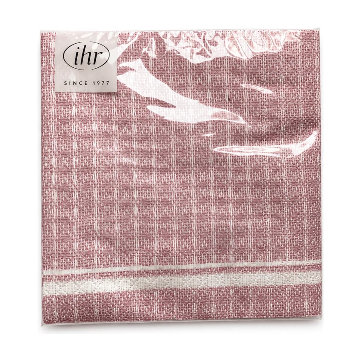 IHR Warm Tissue Rose Napkins, 13 in, 20 Pack