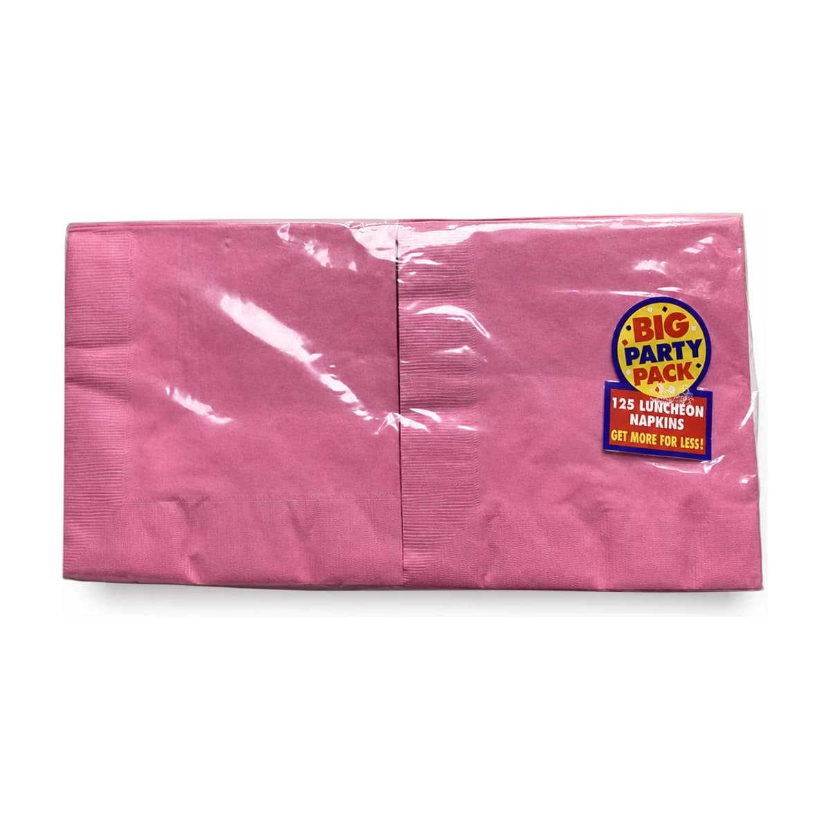Hot Pink Luncheon Napkins, 125 Pack