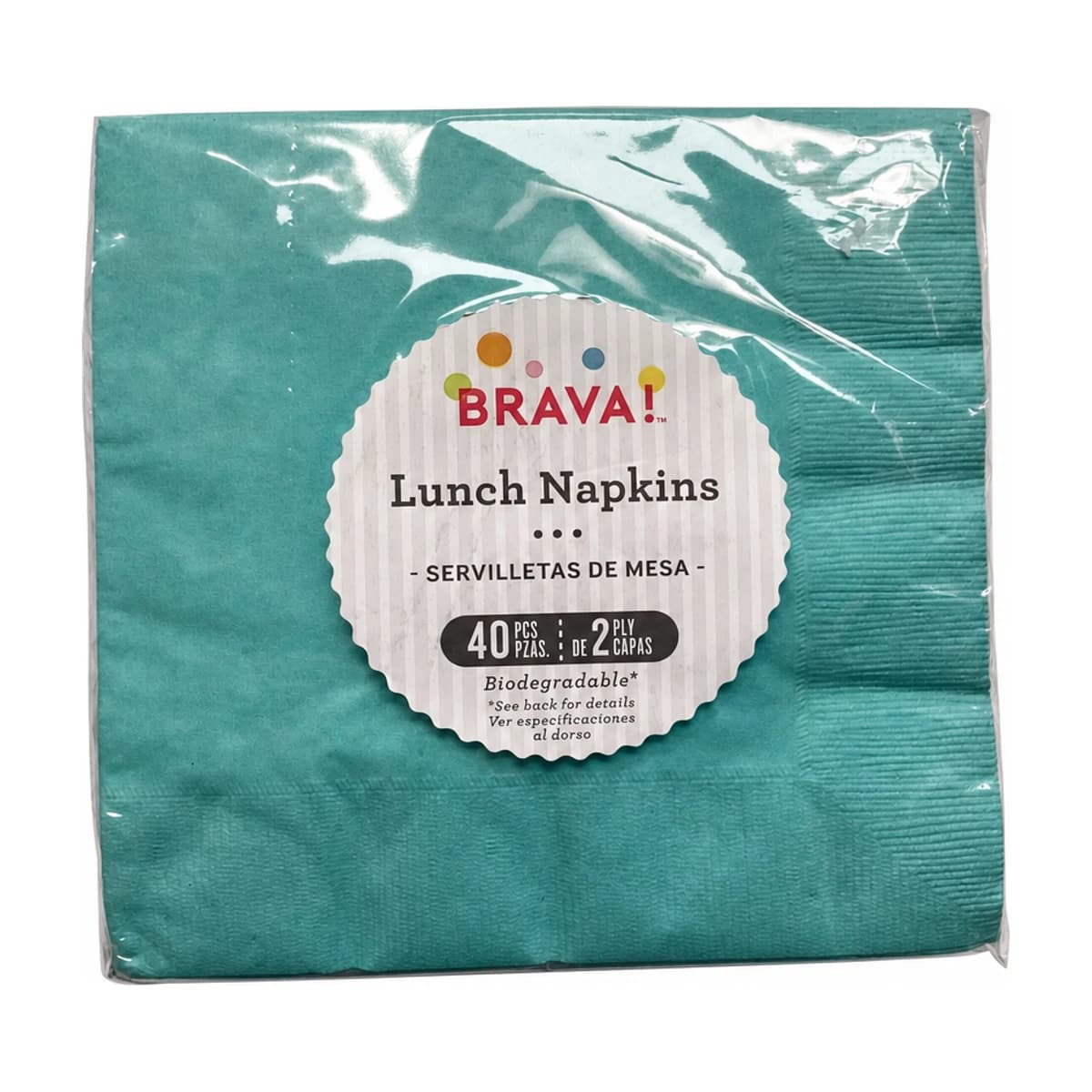 Robin's Egg Blue Lunch Napkins, 40 Pack