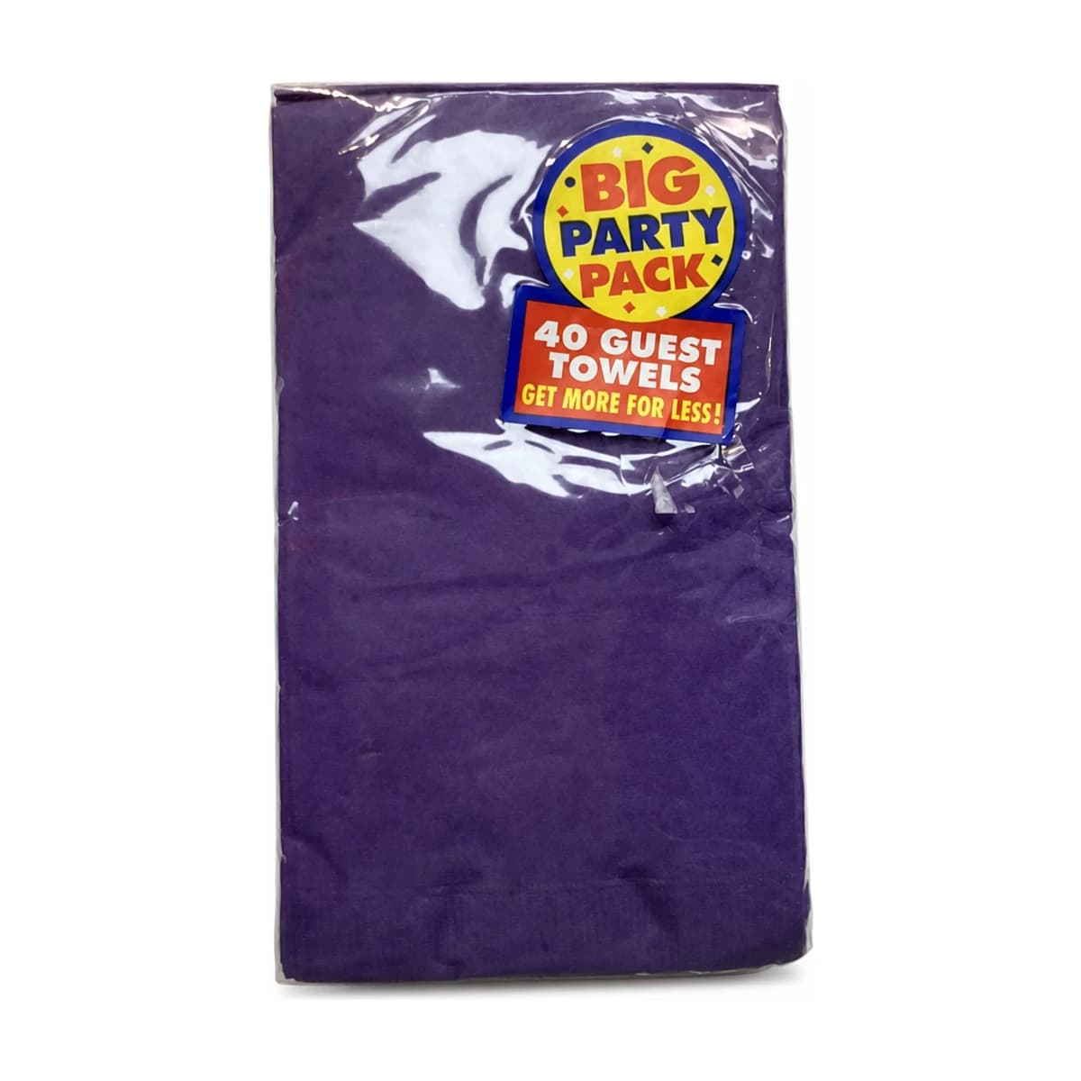 Purple Guest Towels, 40 Pack