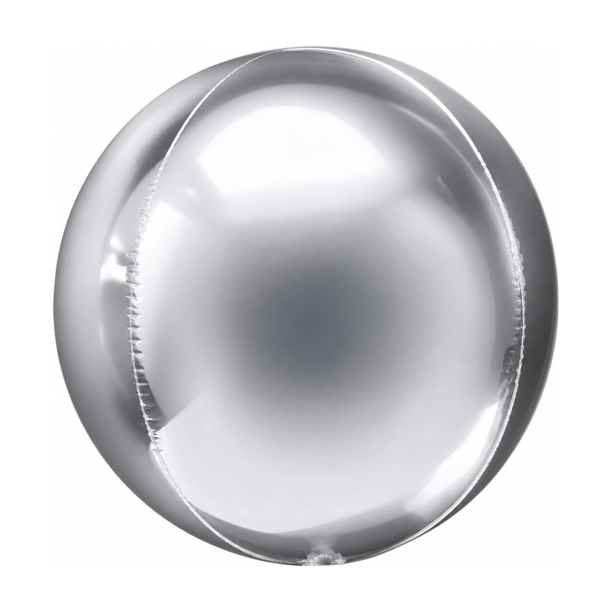 15" Foil Orbz Balloon Silver