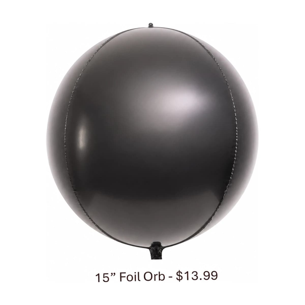 15” Orbz Balloon Black