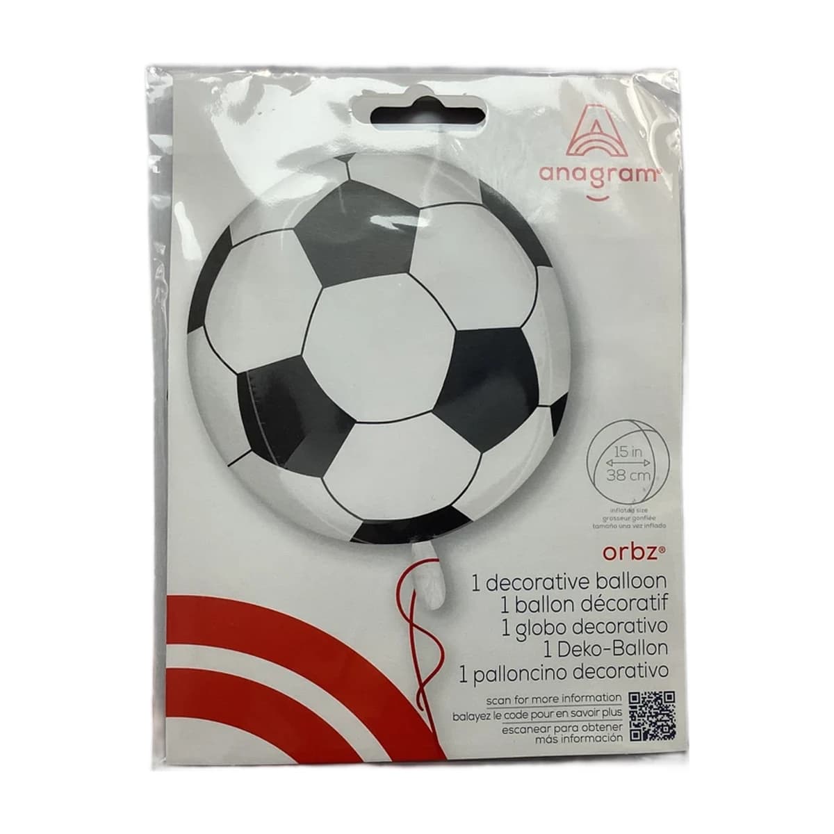 15" Orbz Balloon Soccer Ball