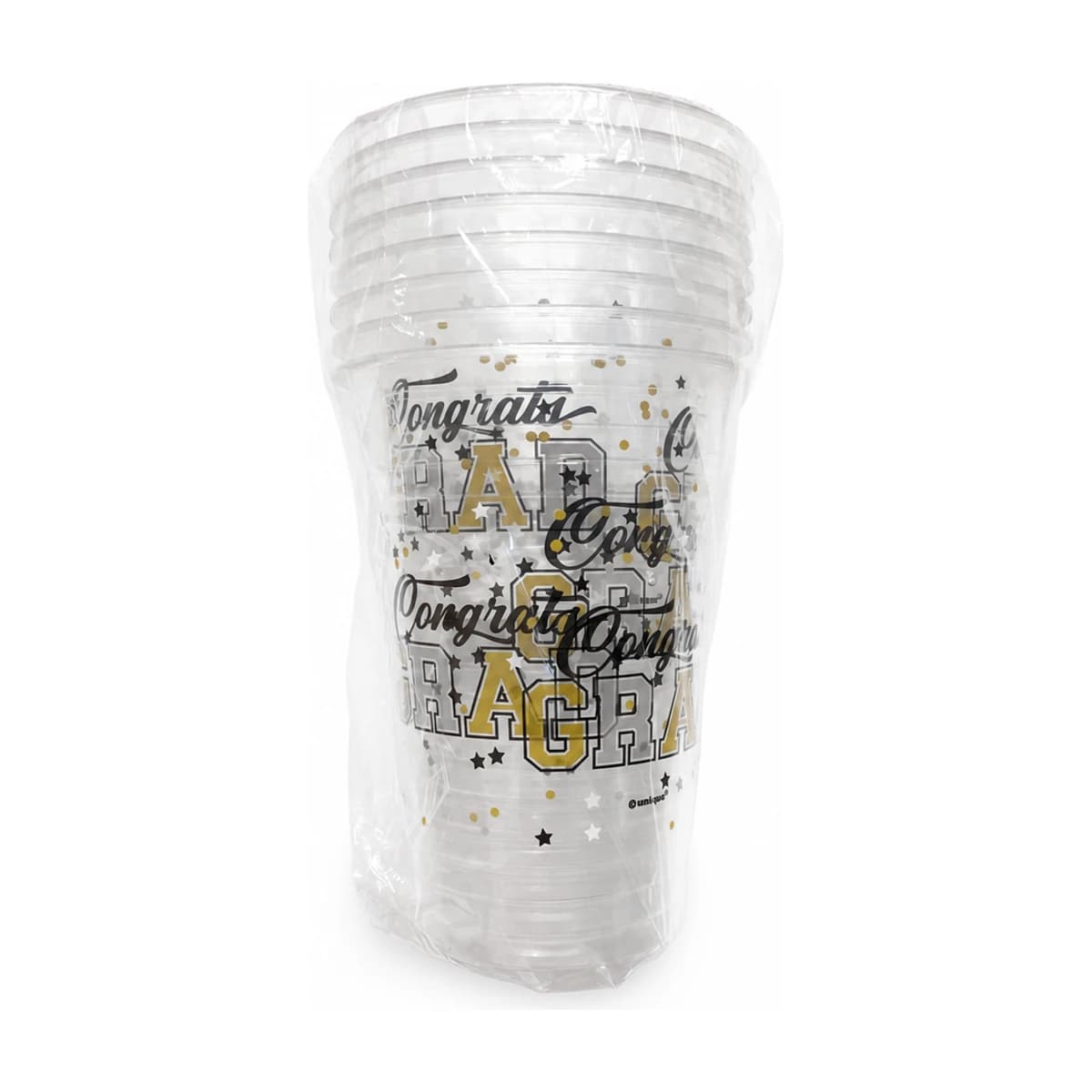 Congrats Grad Plastic Cups, 16 oz
