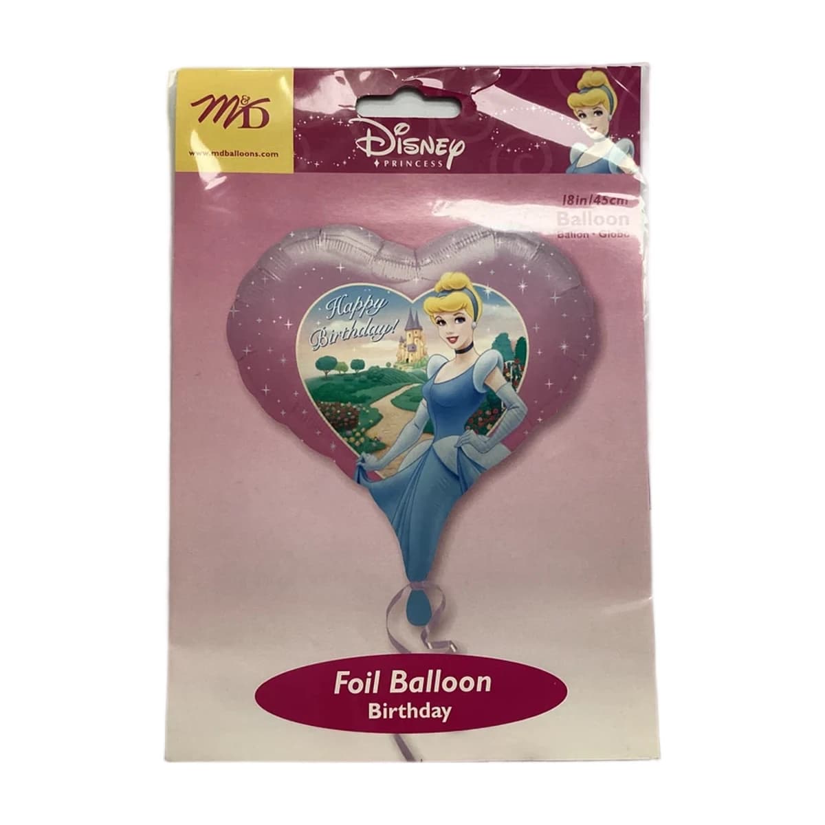 18” Foil Balloon Princess Heart Shape