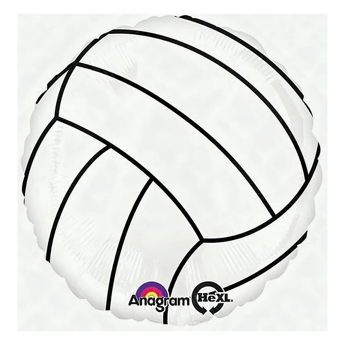 18" Foil Balloon - Volleyball, Super Shape