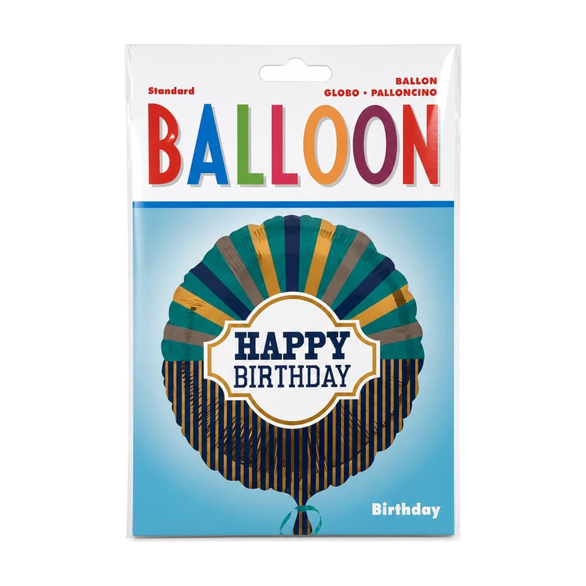 18" Foil Balloon With Birthday Design