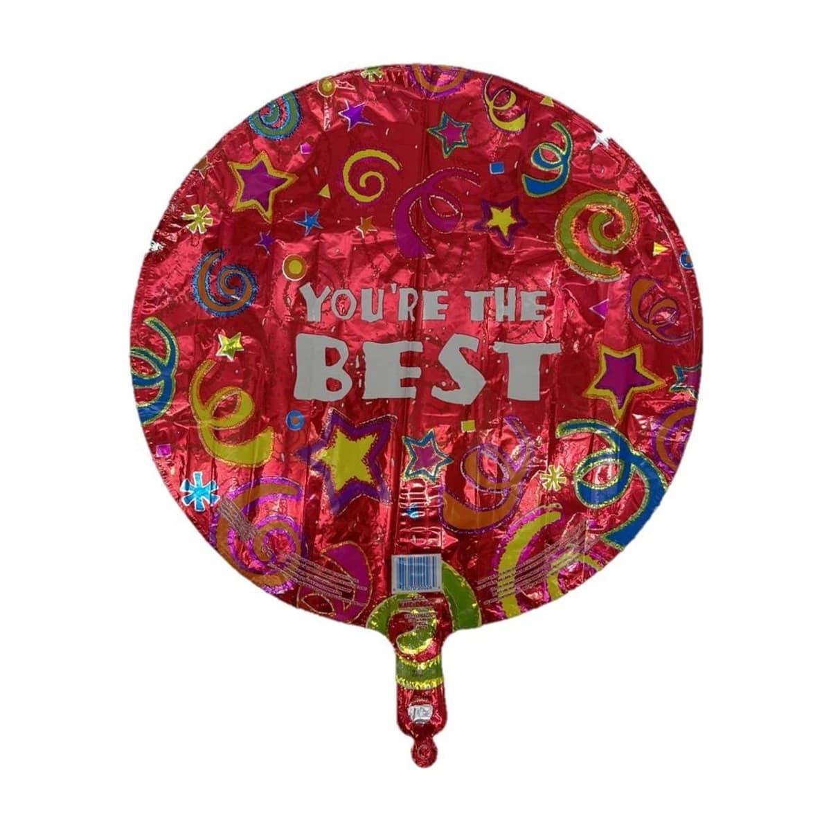 18" Foil Balloon - You're the Best, Red, Round