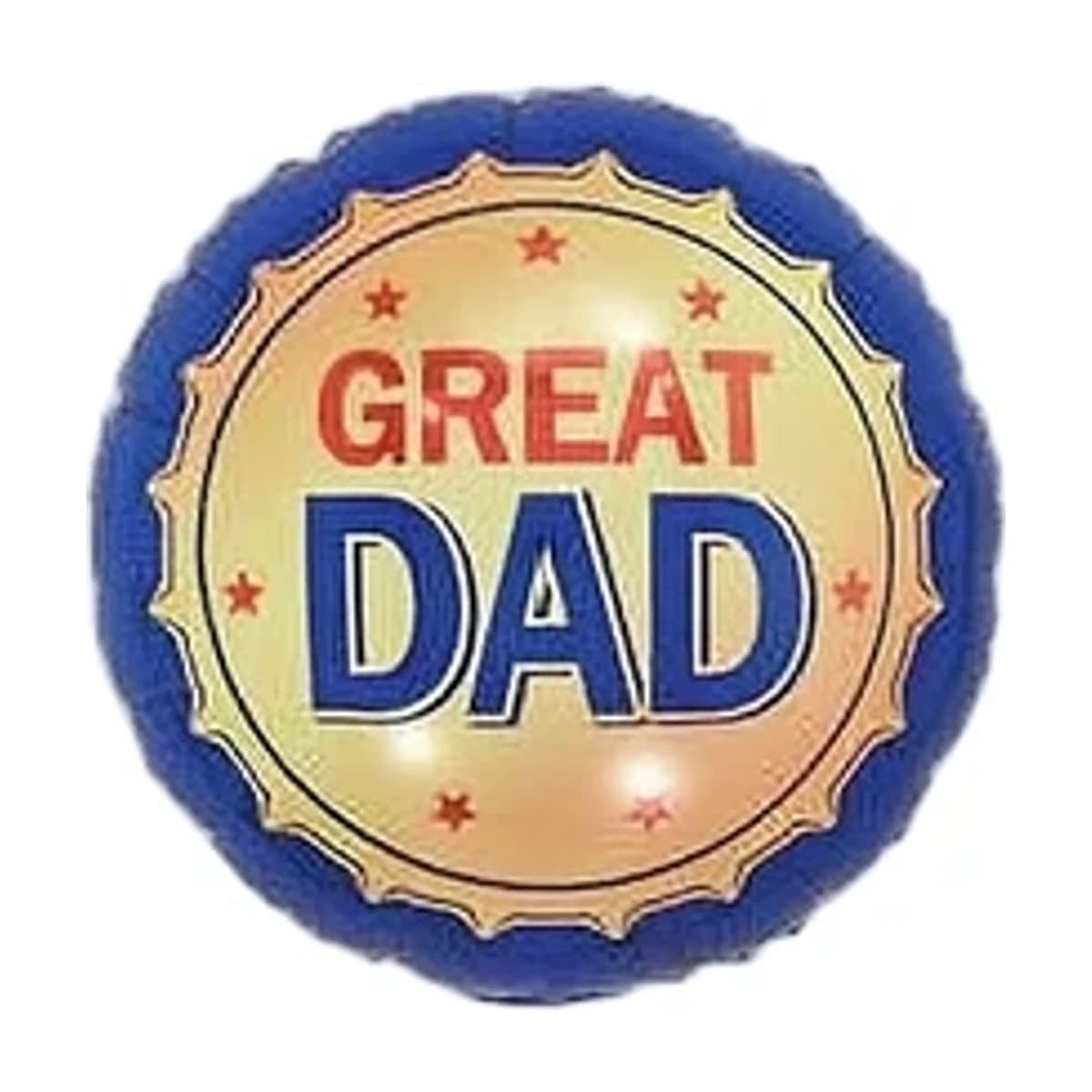 18" Great Dad Blue/Gold Foil