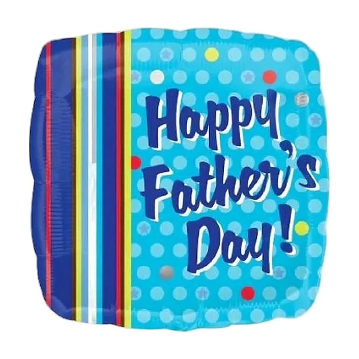 18" Happy Father's Day Blue Foil