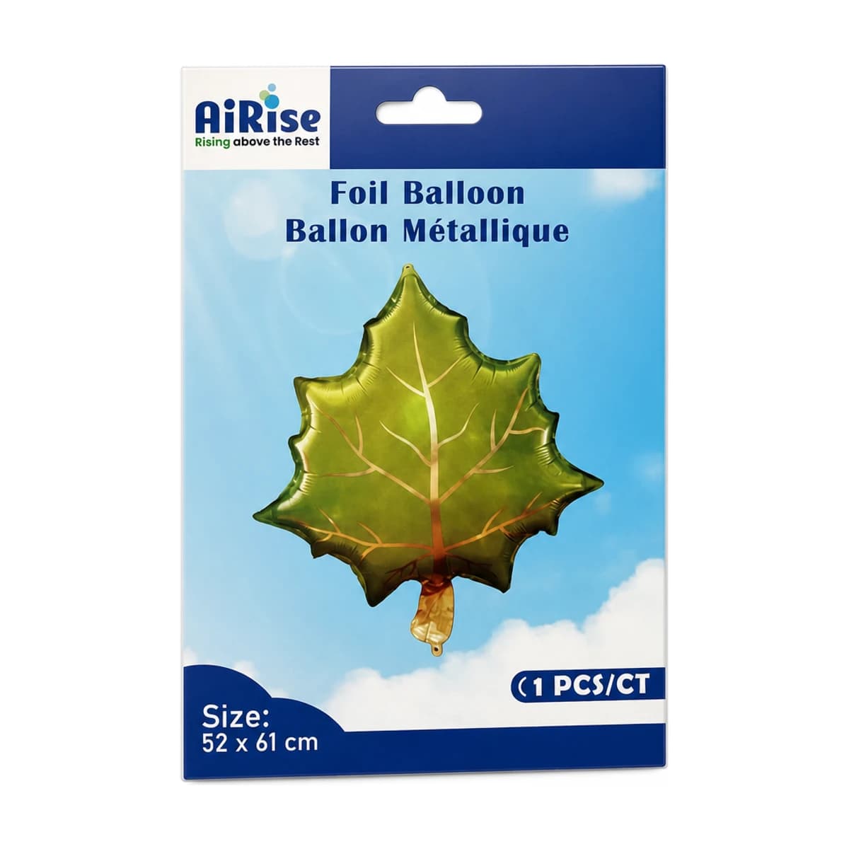 20” Foil Balloon Leaf-shaped