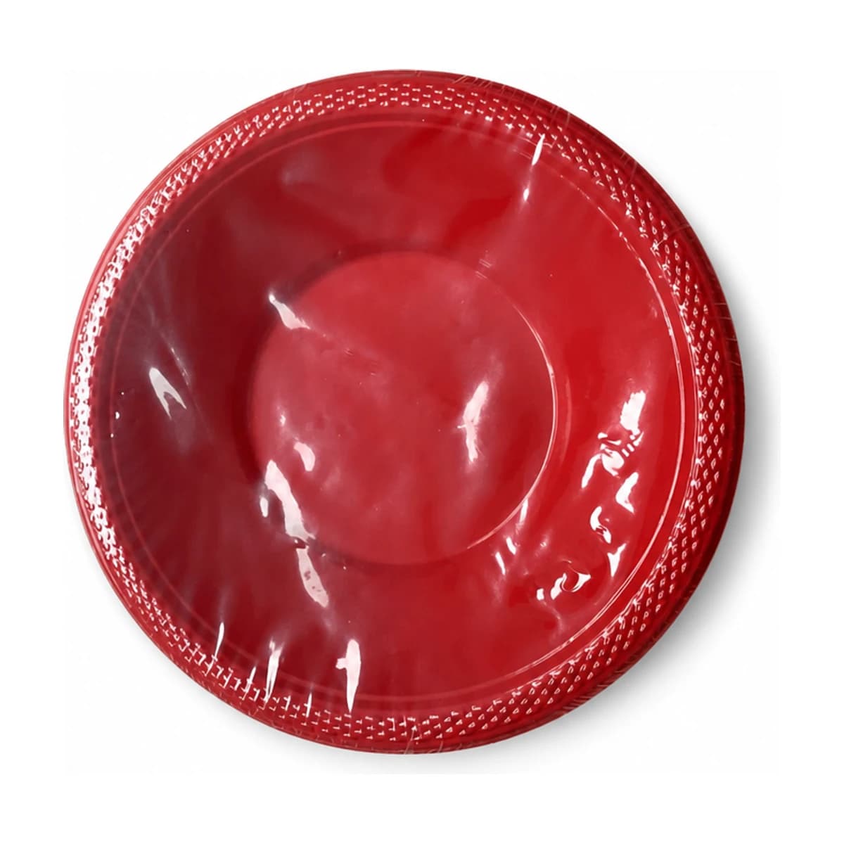 Red Plastic Bowls, 12 oz 20 Pack