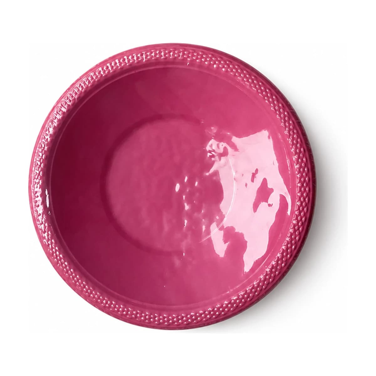 20 Plastic Bowls Pink 12 Oz