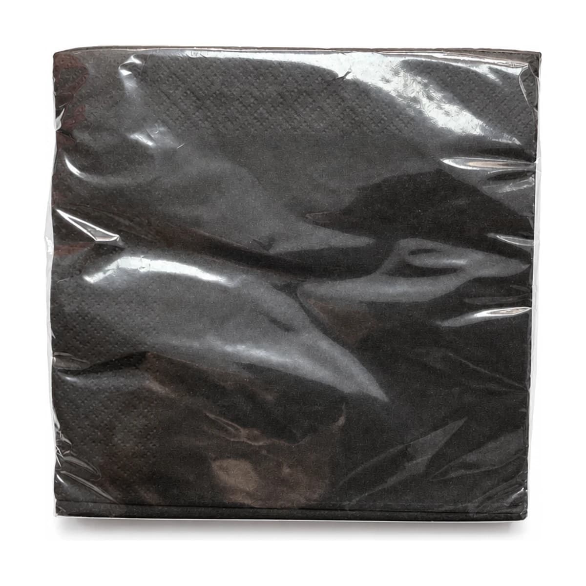 Black Lunch Napkins, 20 Pack
