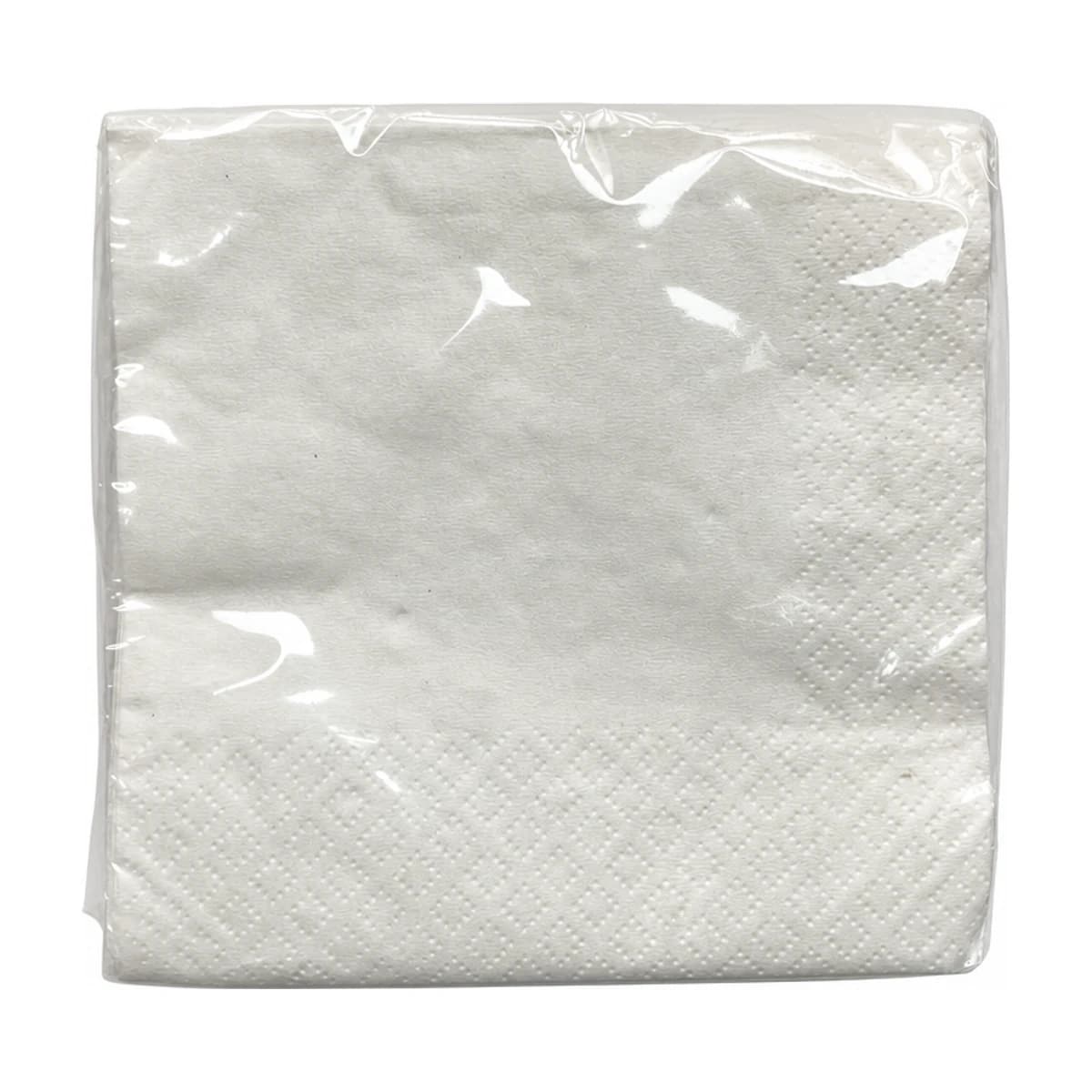 White Lunch Napkins, 20 Pack