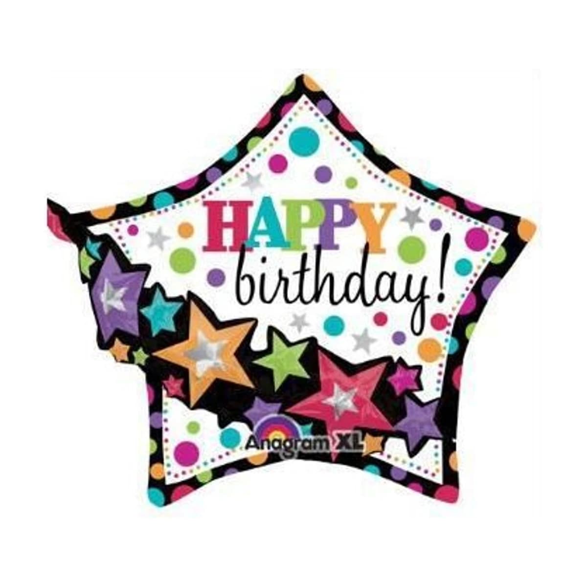 24" Birthday Star Balloon
