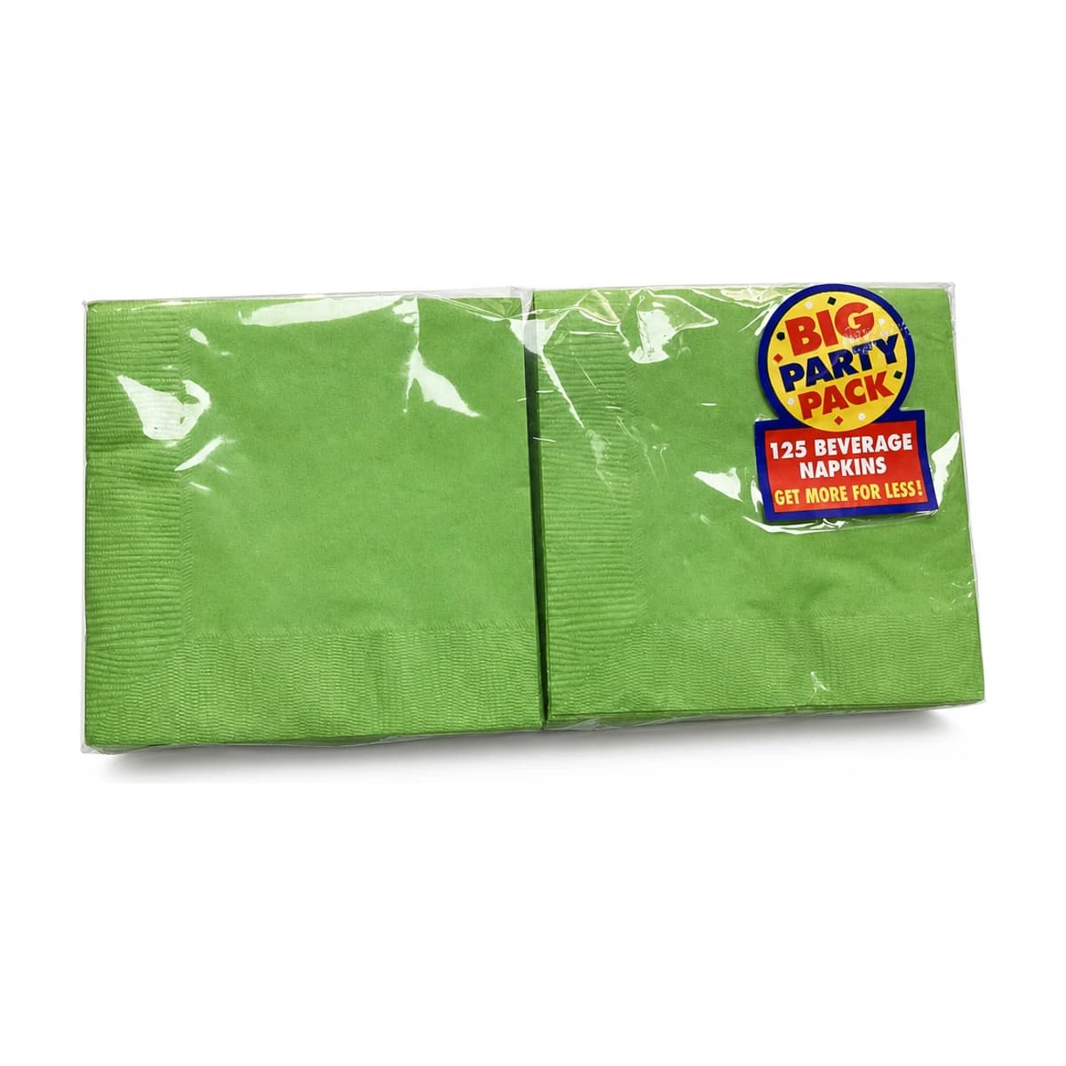Kiwi Green Beverage Napkins, 125 Pack