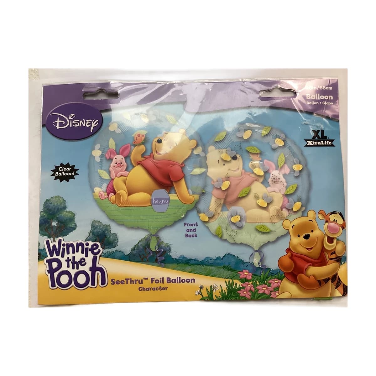 26" Clear Balloon - Winnie the Pooh, 2-Sided