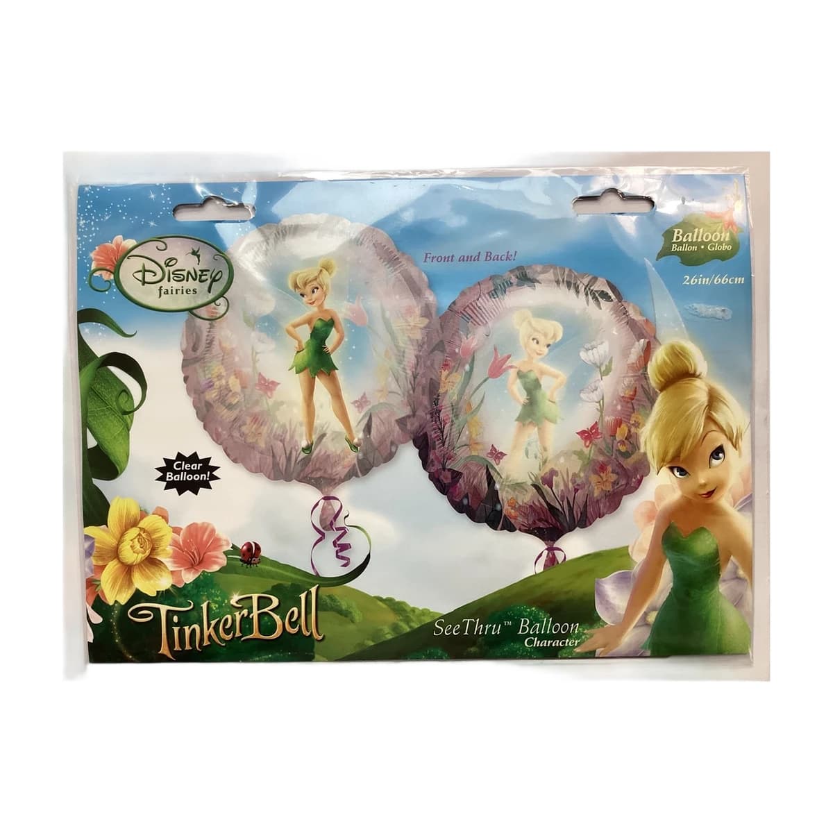 26" Clear Balloon - Tinker Bell, 2-Sided