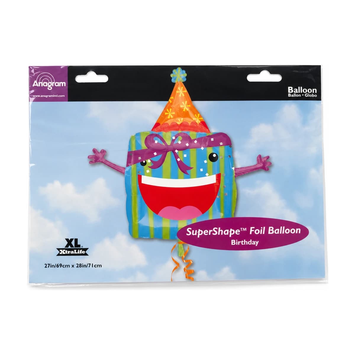 27" Gift Shape Foil Balloon