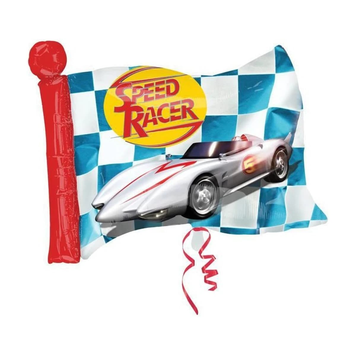 27" Clear Balloon - Speed Racer, 2-Sided