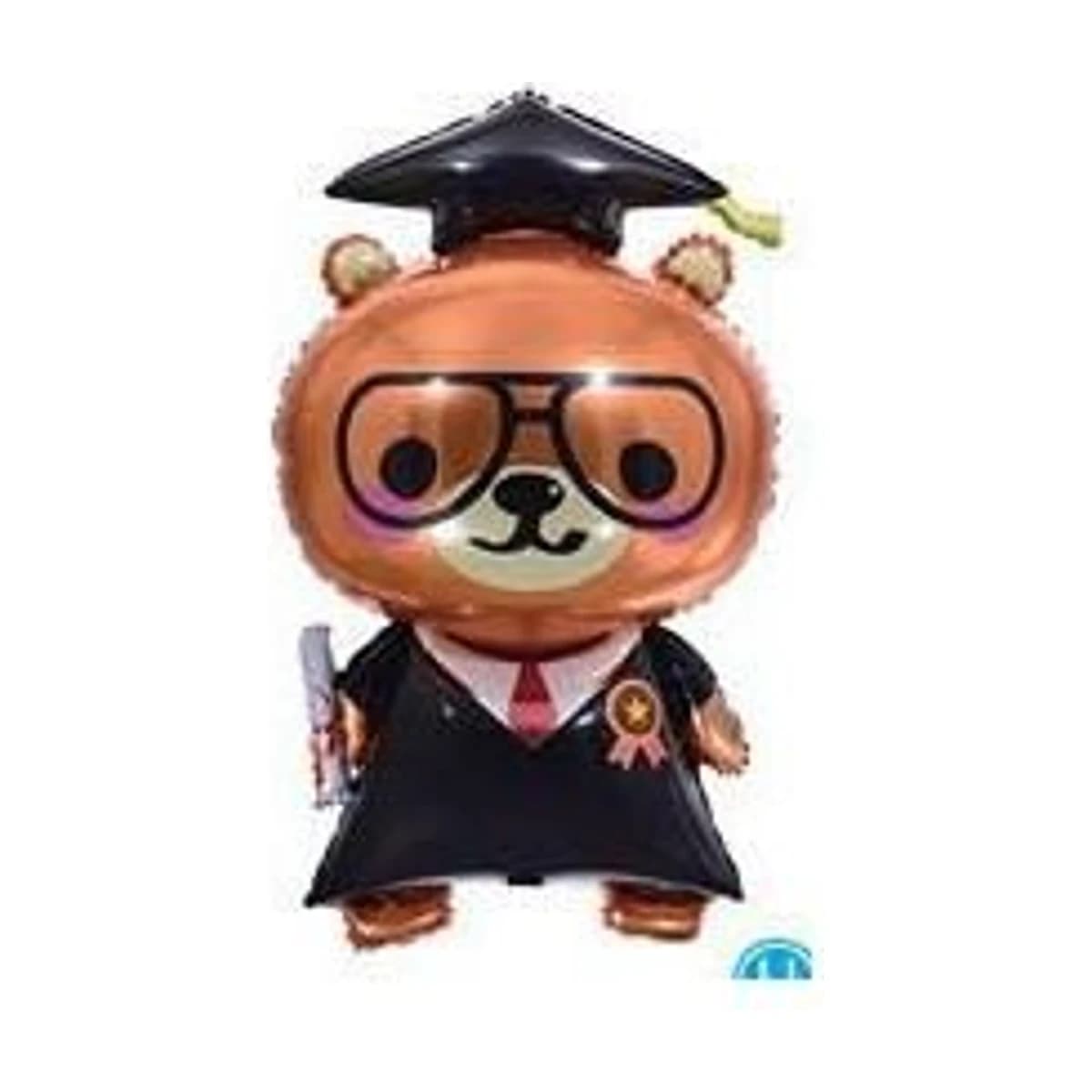 29" Foil Balloon - Graduation Bear, Super Shape