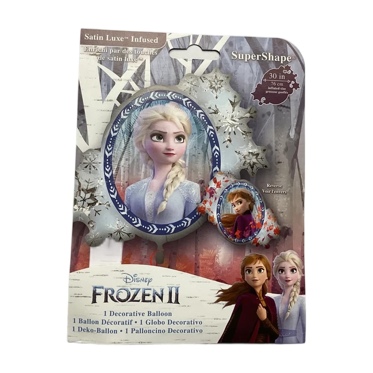 30" Foil Balloon - Disney Frozen II Double Sided