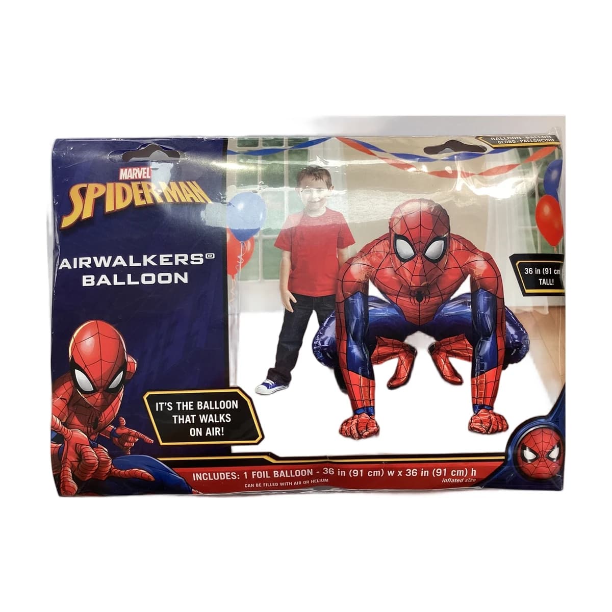 36” Foil Balloon Spider-man Air Walkers