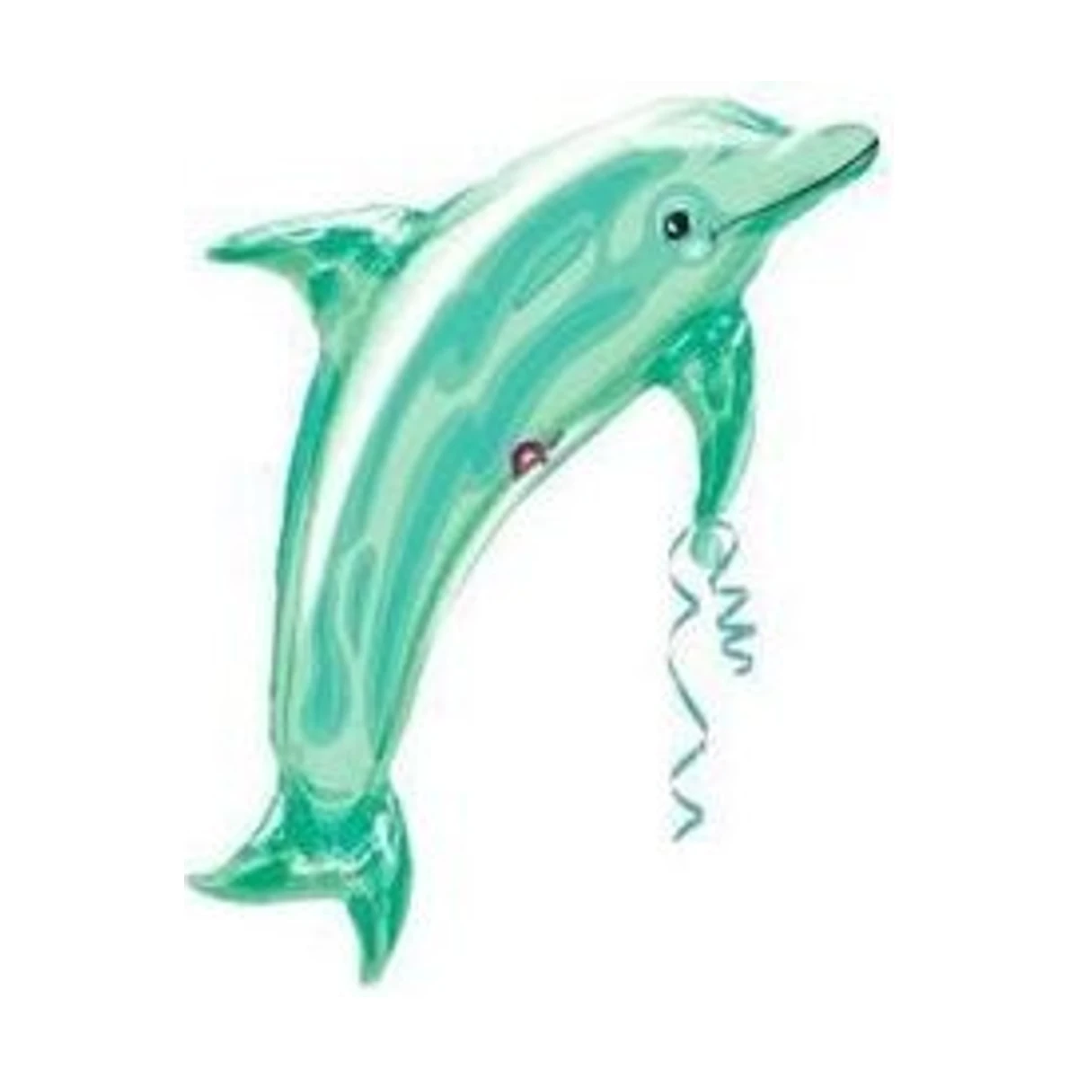 37" Foil Balloon - Dolphin, Super Shape