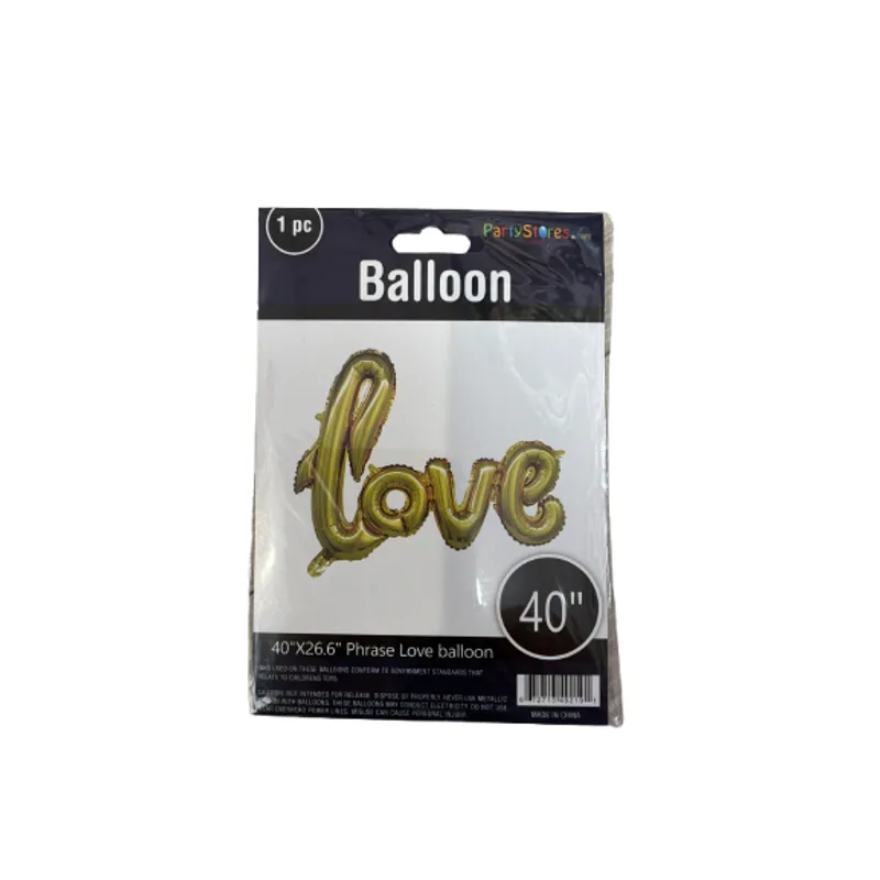 40”x26.6” Phrase Love Balloon