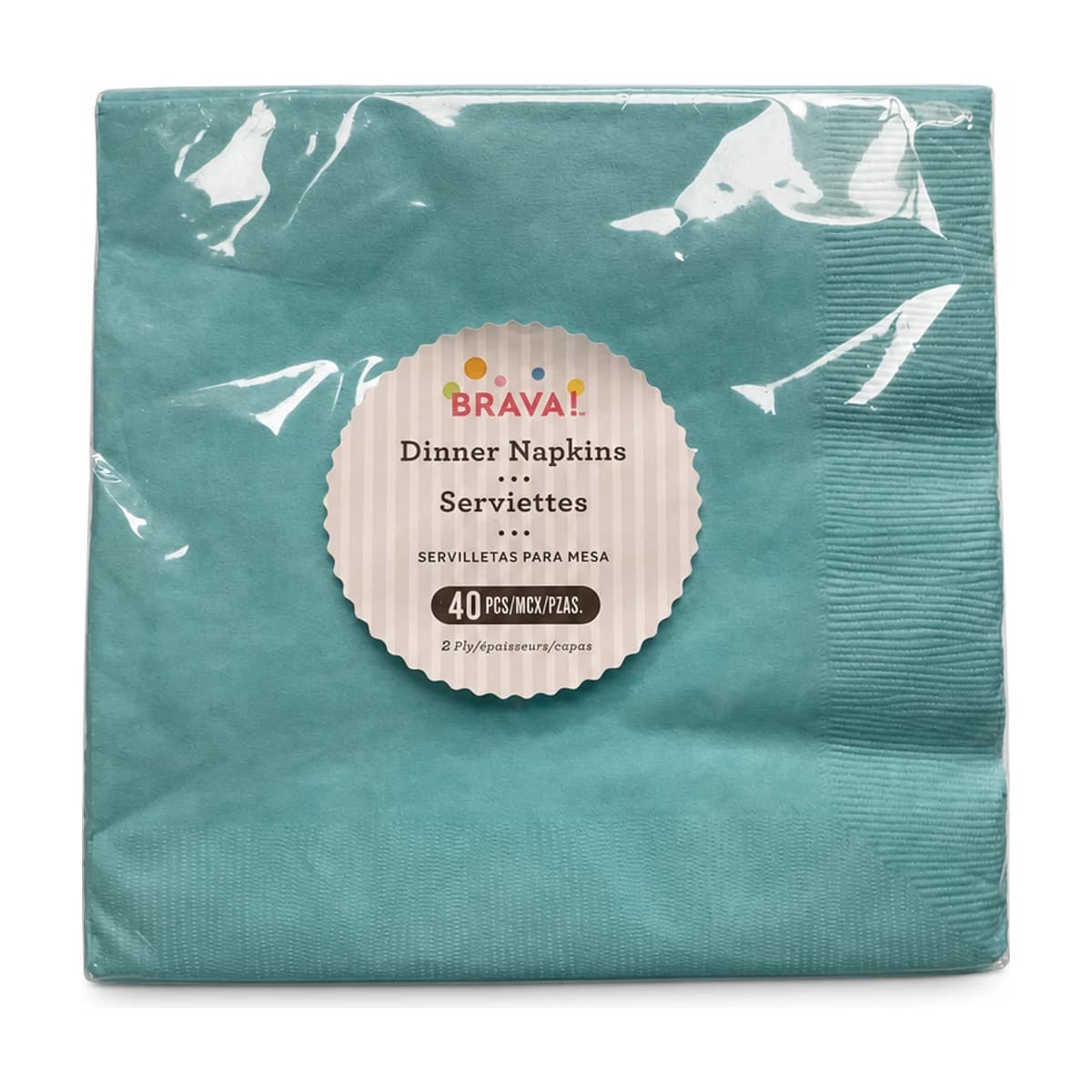 Blue Dinner Napkins, 40 Pack