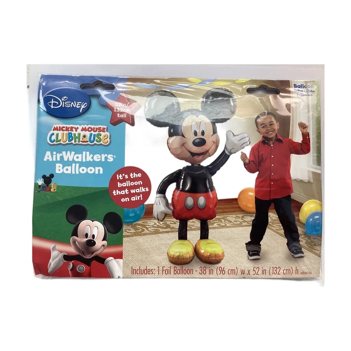 52” Foil Balloon Mickey Mouse Air Walkers