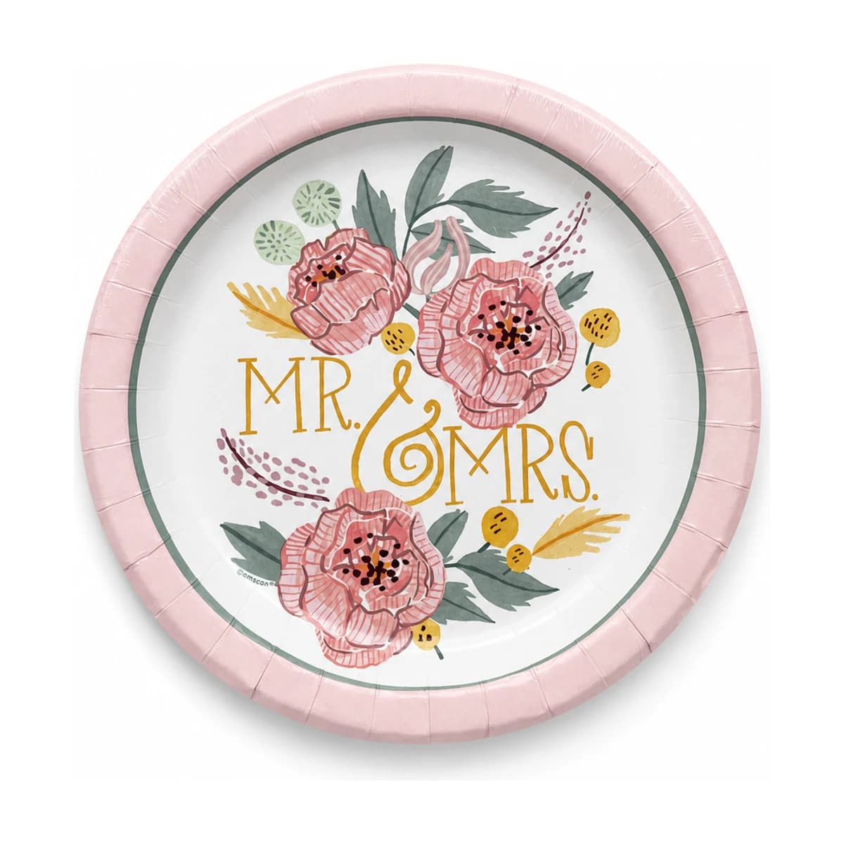 Mr and Mrs Paper Plates, 8 in