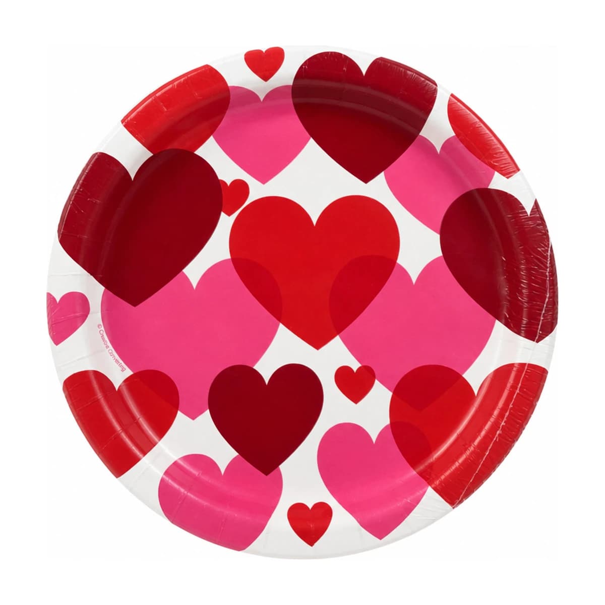 8” Paper Plates Valentine Fun 8pcs