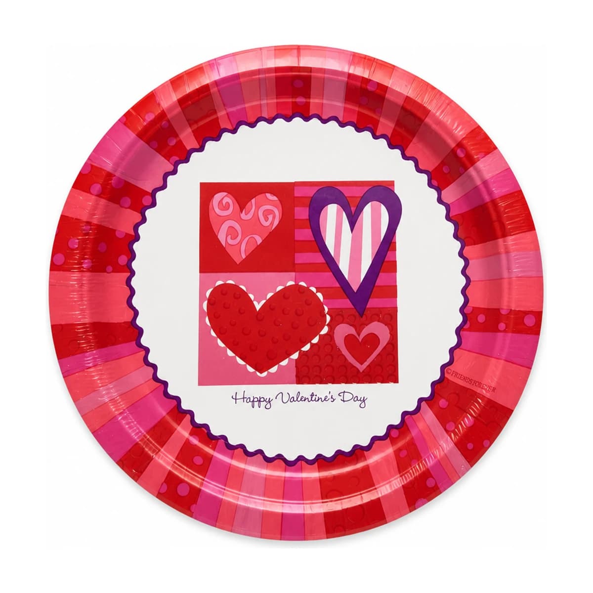 9” Paper Plates Ts Heartfelt Wishes